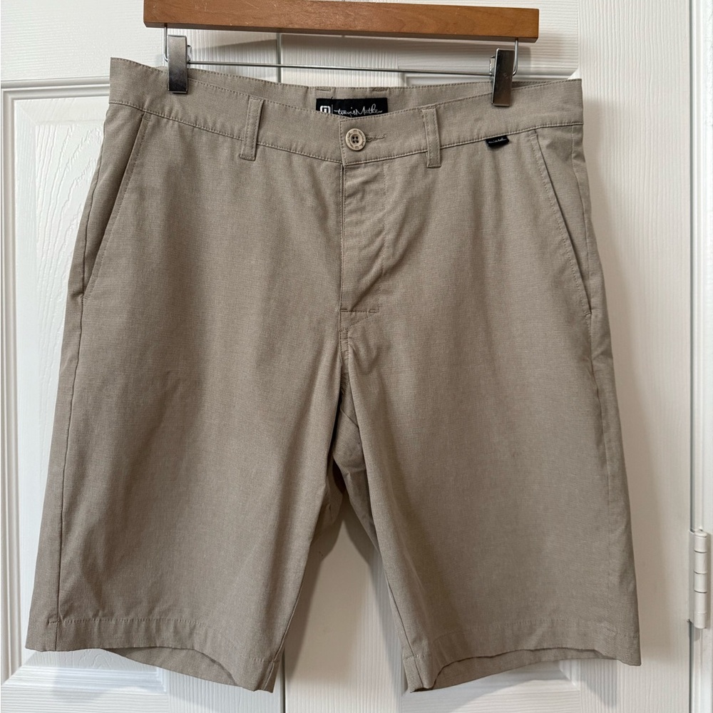 Travis Matthew Men's Tan Golf Shorts